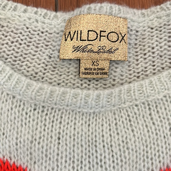 Wildfox White Label Happy Heart distressed sweater - Picture 3 of 6